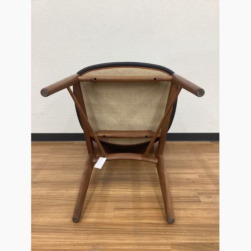 OneCollection (ワンコレクション) ダイニングチェアー ブラック×ブラウン 北欧デザイン ウォールナット×レザー 46 Chair Finn Juhl