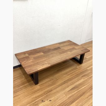 MasterWal (マスターウォール) ローテーブル ブラウン×ブラック  ウォールナット×スチール WILDWOOD LIVING TABLE 幅140㎝