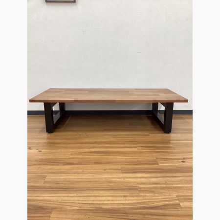 MasterWal (マスターウォール) ローテーブル ブラウン×ブラック ウォールナット×スチール WILDWOOD LIVING TABLE  幅140㎝｜トレファクONLINE