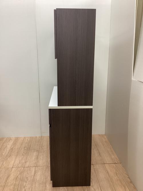 サンコウ レンジボード ホワイト×ダークブラウン ティータイムKB120