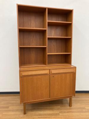 ブックシェルフ 北欧ビンテージ家具 鍵付