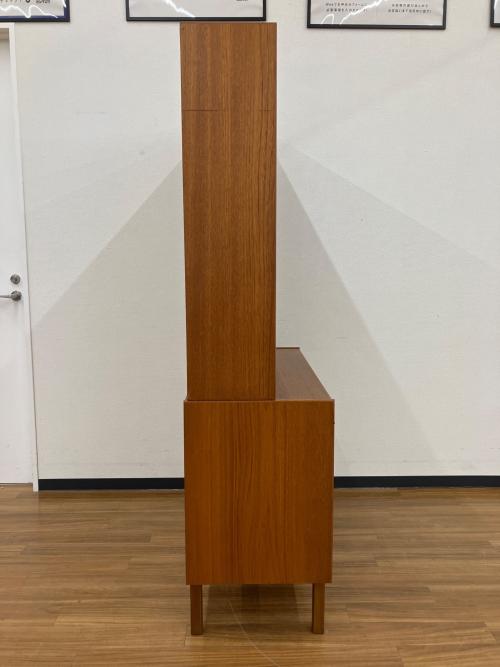 ブックシェルフ 北欧ビンテージ家具 鍵付