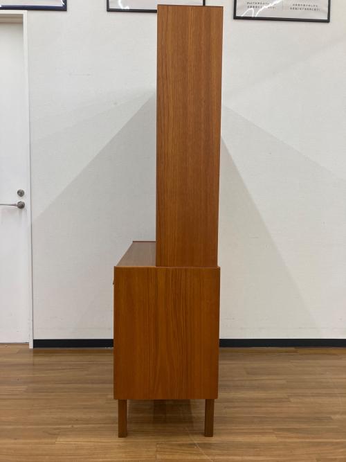 ブックシェルフ 北欧ビンテージ家具 鍵付