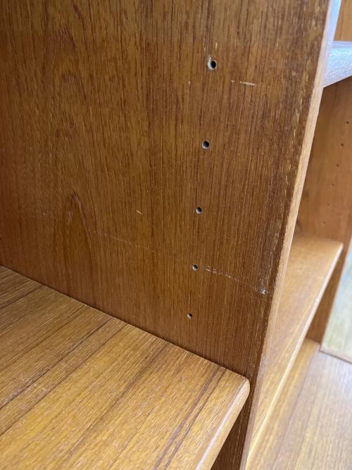 ブックシェルフ 北欧ビンテージ家具 鍵付