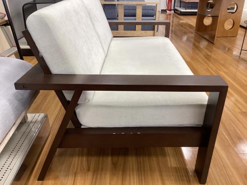 a.flat (エーフラット) ウッド・ソファv02 2人掛けソファー