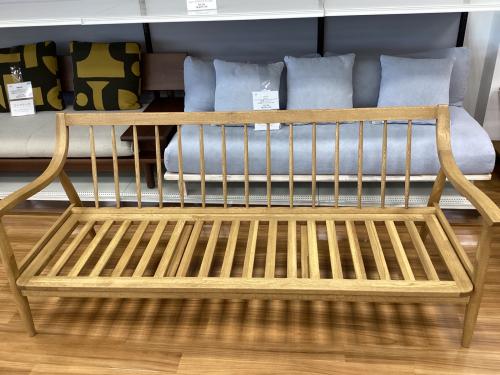 EASY LIFE (イージーライフ) 3人掛けソファー ARNE SOFA 3P ブラウン×グレー オーク無垢材×ファブリック 幅189㎝