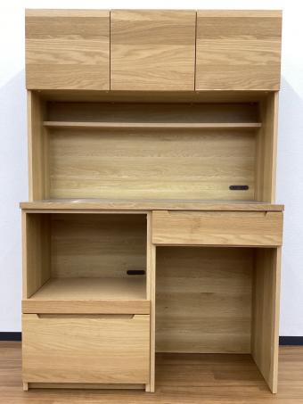 UNICO (ウニコ) 3枚扉レンジボード LOM ユニット W1200 setS ナチュラル オーク材