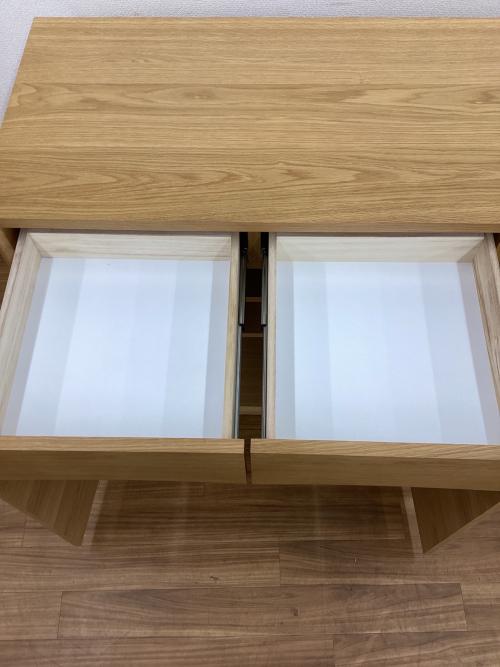 UNICO (ウニコ) キッチンカウンター SIGNE(廃盤品) 幅118.5㎝ ナチュラル オーク材