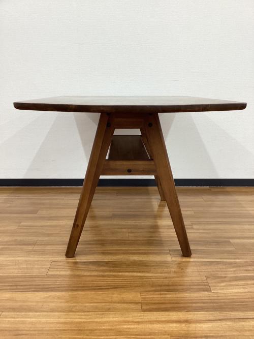 UNICO (ウニコ) ダイニングテーブル SWELLA 幅120㎝ ブラウン