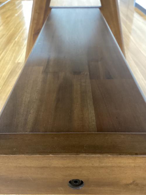 UNICO (ウニコ) ダイニングテーブル SWELLA 幅120㎝ ブラウン