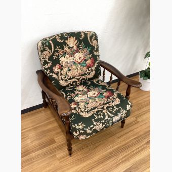 karimoku (カリモク)  肘掛椅子 WC6000-K コロニアル ビーチ材×ファブリック