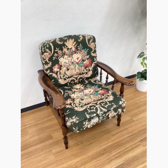 karimoku (カリモク)  肘掛椅子 WC6000-K コロニアル ビーチ材×ファブリック