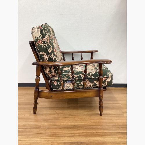 karimoku (カリモク)  肘掛椅子 WC6000-K コロニアル ビーチ材×ファブリック