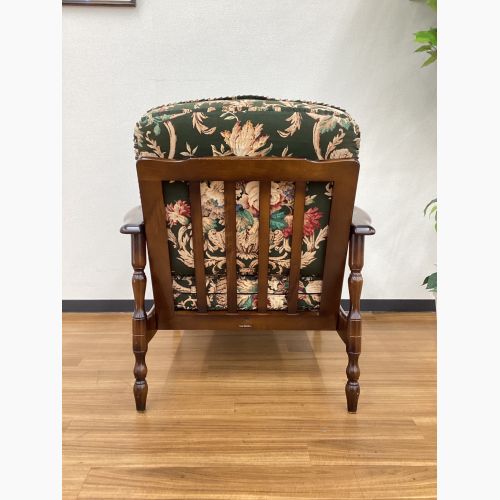 karimoku (カリモク)  肘掛椅子 WC6000-K コロニアル ビーチ材×ファブリック