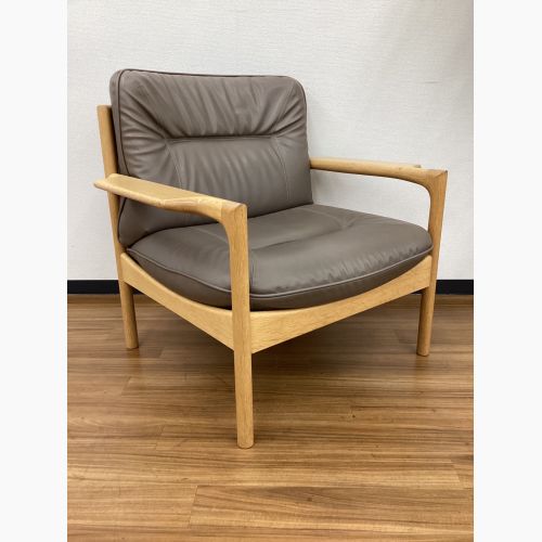 CONDE HOUSE (カンディハウス) アームチェアー GOLFER ゴルファーサロン 革/北海道ナラ材