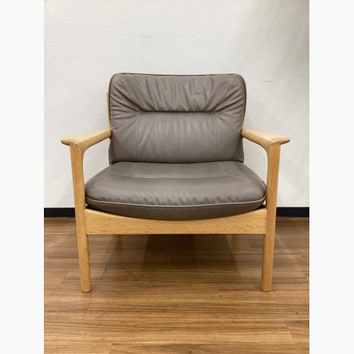 CONDE HOUSE (カンディハウス) アームチェアー GOLFER ゴルファーサロン 革/北海道ナラ材