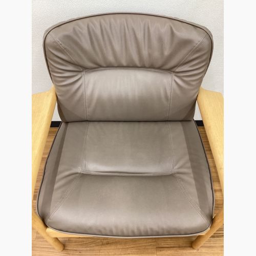 CONDE HOUSE (カンディハウス) アームチェアー GOLFER ゴルファーサロン 革/北海道ナラ材