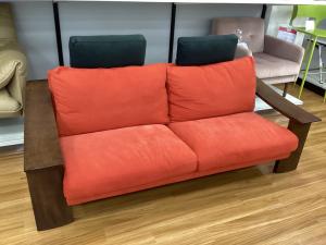 karimoku (カリモク) WUシリーズ 2人掛けソファー WU80120251 ヘッドレスト2個付