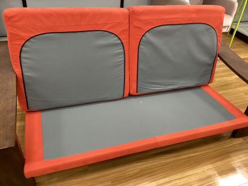 karimoku (カリモク) WUシリーズ 2人掛けソファー WU80120251 ヘッドレスト2個付