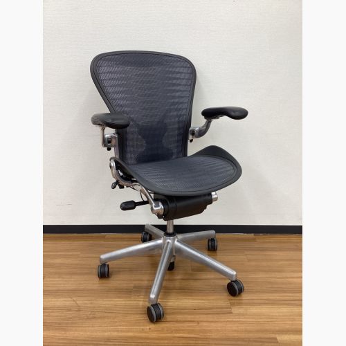 Herman Miller (ハーマンミラー) アーロンチェア AE113AFB ポスチャーフィット フル装備 Bサイズ ポリッシュドアルミニウムベース