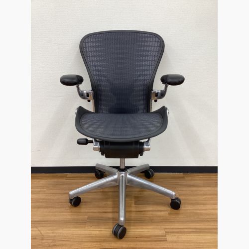 Herman Miller (ハーマンミラー) アーロンチェア AE113AFB ポスチャーフィット フル装備 Bサイズ ポリッシュドアルミニウムベース