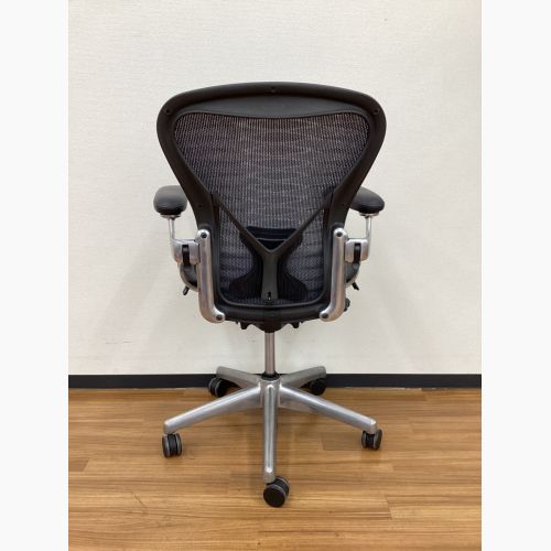Herman Miller (ハーマンミラー) アーロンチェア AE113AFB ポスチャーフィット フル装備 Bサイズ ポリッシュドアルミニウムベース