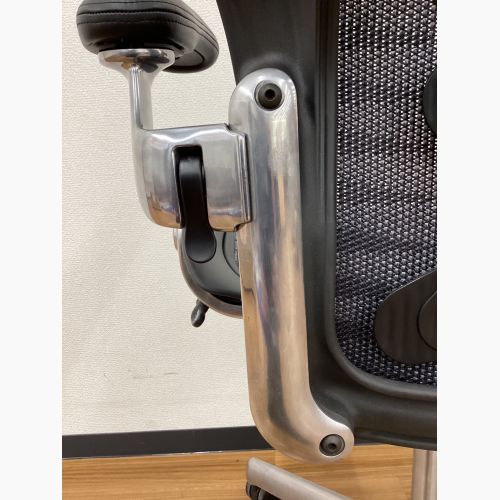 Herman Miller (ハーマンミラー) アーロンチェア AE113AFB ポスチャーフィット フル装備 Bサイズ ポリッシュドアルミニウムベース