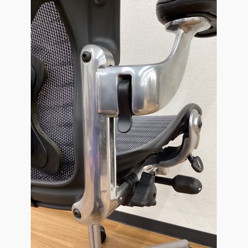 Herman Miller (ハーマンミラー) アーロンチェア AE113AFB ポスチャーフィット フル装備 Bサイズ ポリッシュドアルミニウムベース