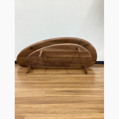 HIRASHIMA (ヒラシマ) ローテーブル　BORDO Bean Table 126 ウォールナット材 幅126㎝