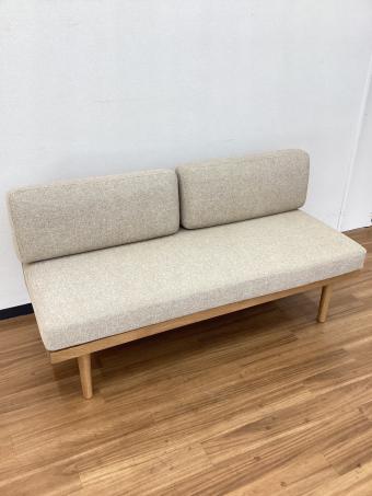 UNICO (ウニコ) KINNA ベンチ バックレスト ナチュラル×ベージュ