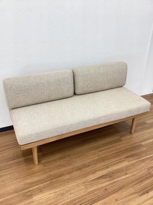 UNICO (ウニコ) KINNA ベンチ バックレスト ナチュラル×ベージュ