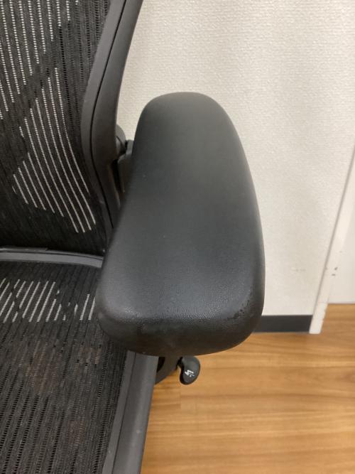 Herman Miller (ハーマンミラー) アーロンチェア AE113AWB ポスチャーフィット フル装備 Bサイズ  グラファイトベース