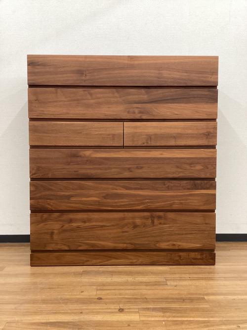 高野木工 (タカノモッコウ) ハイチェスト LECCE 105ハイチェスト WALNUT
