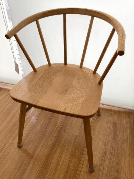 無印良品 (ムジルシリョウヒン) チェア オーク材アームチェア・丸脚