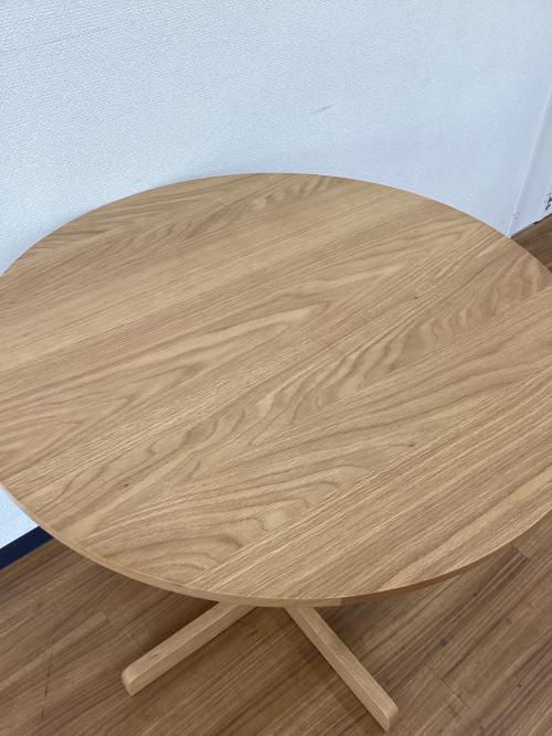 unico (ウニコ) LENKI round dining table Φ800 ダイニングテーブル オーク材
