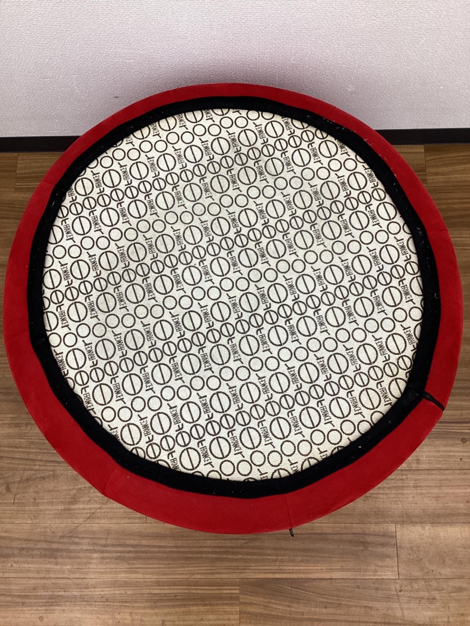 Ligne Roset Pumpkin ダークブラウン 円形オットマンLigne Roset