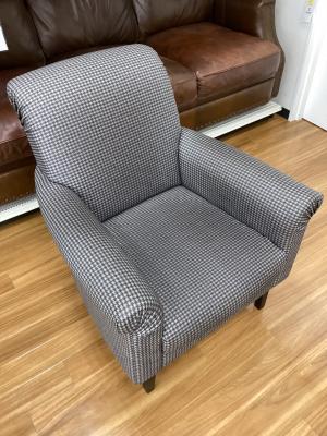 IDEE (イデー) 1人掛けソファー 千鳥格子 LINE SOFA (1)