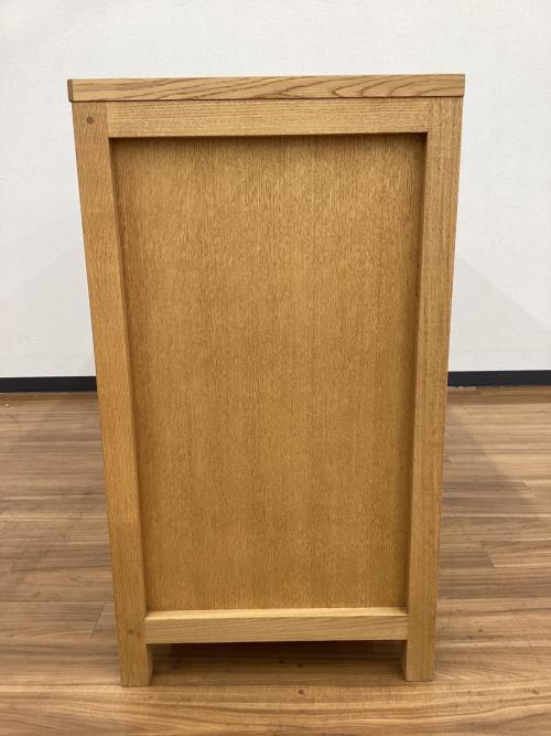 EASY LIFE (イージーライフ) カウンターボード TEST COUNTER(廃盤品） 幅120㎝ ブラウン 引き戸1・引き出し1 オーク材