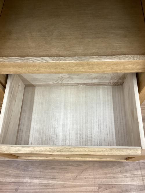 EASY LIFE (イージーライフ) カウンターボード TEST COUNTER(廃盤品） 幅120㎝ ブラウン 引き戸1・引き出し1 オーク材