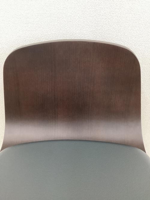 CRES ペルセカウンター PERCEE 張座 ブナ突板成型合板 ダークブラウン×ブラック