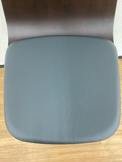 CRES ペルセカウンター PERCEE 張座 ブナ突板成型合板 ダークブラウン×ブラック