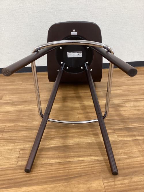 CRES ペルセカウンター PERCEE 張座 ブナ突板成型合板 ダークブラウン×ブラック