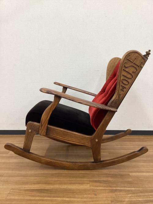 karimoku (カリモク) ロッキングチェアー OTONA Disney Style（廃盤品）R35202 ブラウン 国産クリ材