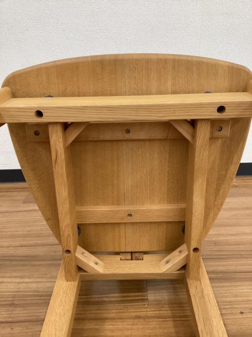 日進木工 (ニッシンモッコウ) ダイニングチェアー 板座 1人掛け ナチュラル