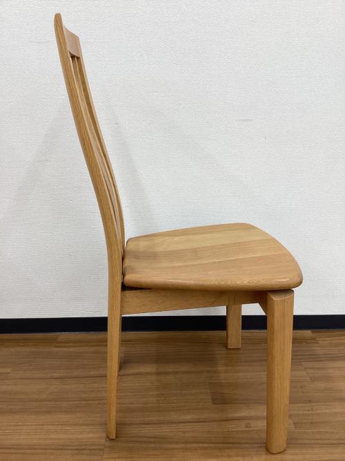 日進木工 (ニッシンモッコウ) ダイニングチェアー ナチュラル 板座 1人掛け