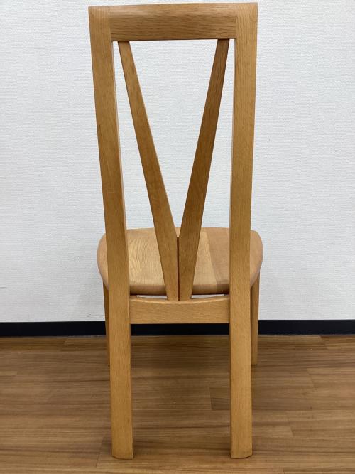 日進木工 (ニッシンモッコウ) ダイニングチェアー ナチュラル 板座 1人掛け