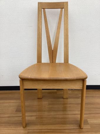 日進木工 (ニッシンモッコウ) ダイニングチェアー ナチュラル 板座 1人掛け