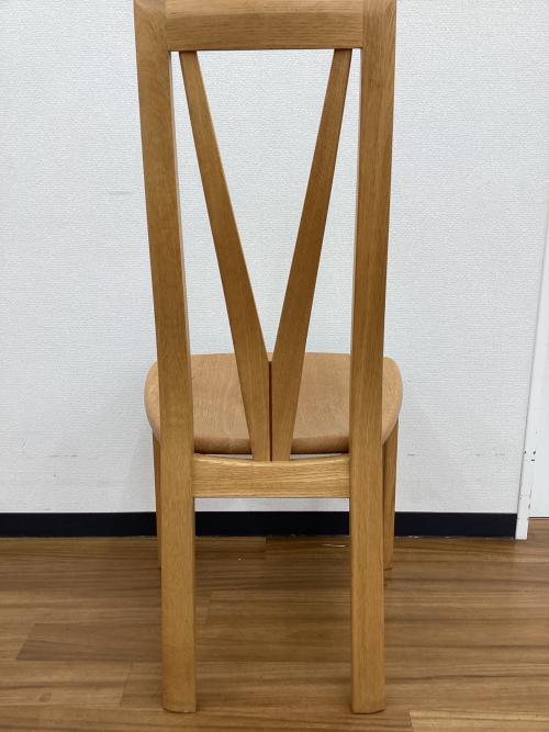 日進木工 (ニッシンモッコウ) ダイニングチェアー ナチュラル 板座 1人掛け