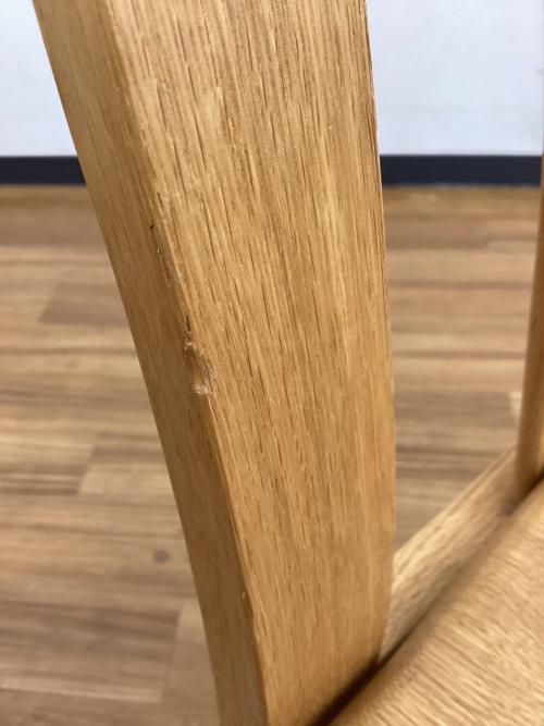 日進木工 (ニッシンモッコウ) ダイニングチェアー ナチュラル 板座 1人掛け