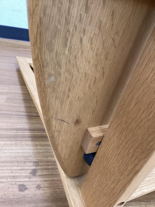 日進木工 (ニッシンモッコウ) ダイニングチェアー ナチュラル 板座 1人掛け